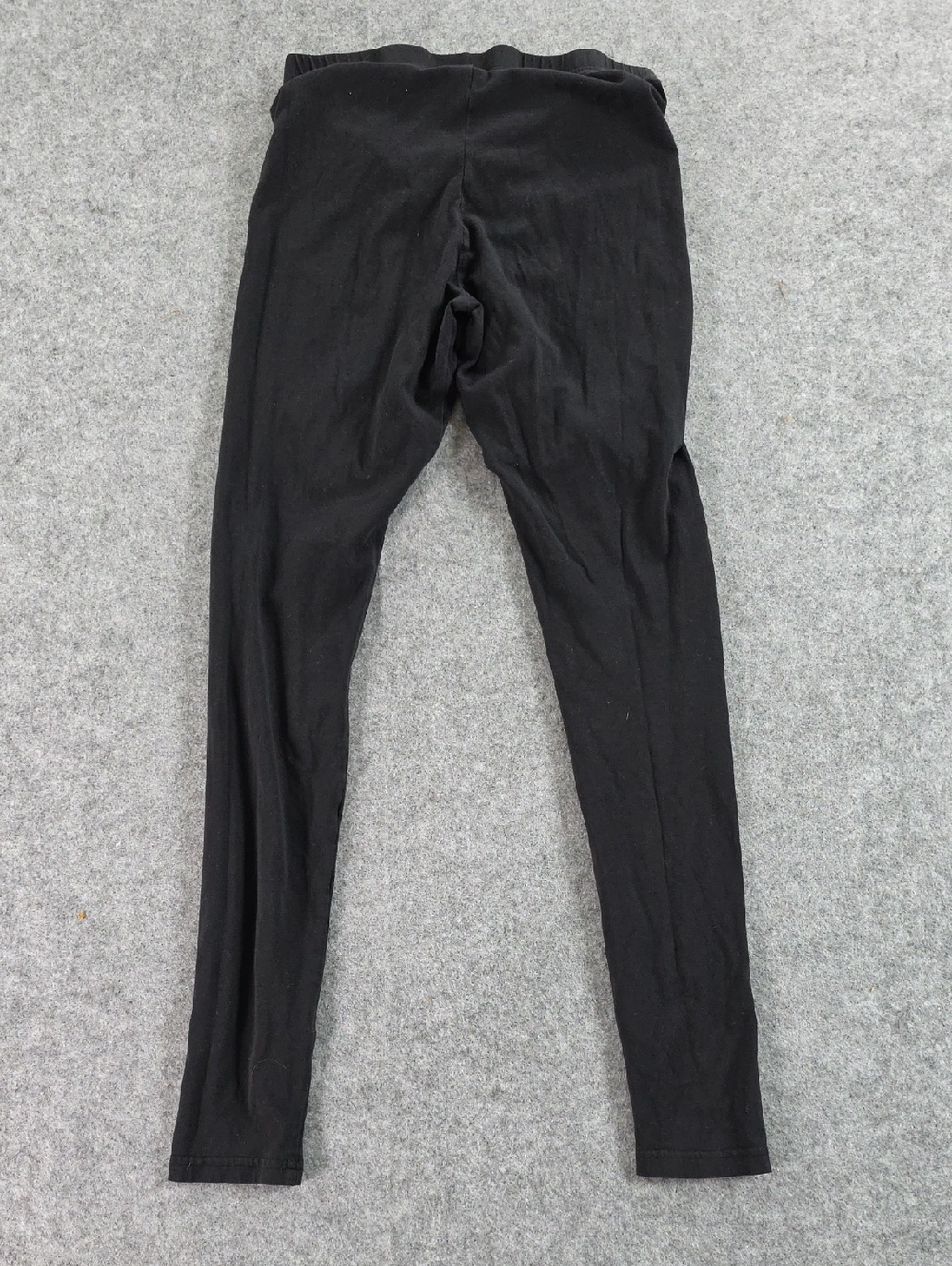 Divided Black Leggings with Yellow Smiley Knee Patches Smiley - Picture 6 of 6